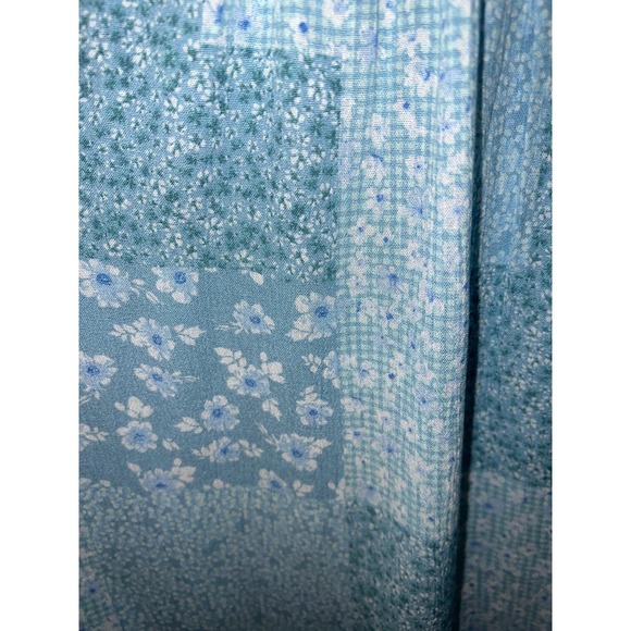 Patchwork Print Babydoll DRESS Juniors Plus XX-Large Size 19 Smocked BoHo NEW - Picture 8 of 13